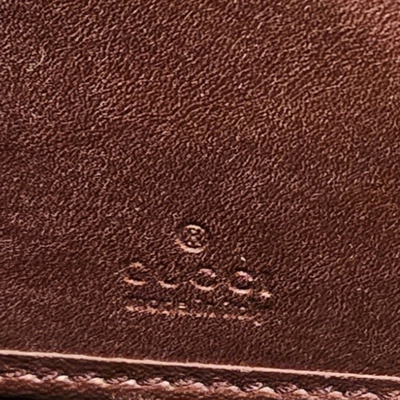 Gucci Guccissima Continental Wallet Interlocking GG Zipper Charm - Picture 12 of 13